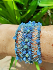 bracciale uncinetto a fascia