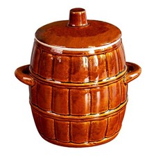 Pentola di fermentazione in ceramica 3.2L - Coccio di fermentazione, Gres crauti