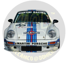 Complete Sticker Kit Sponsor PORSCHE 934 Martini Livery - Kit Adesivi Completi