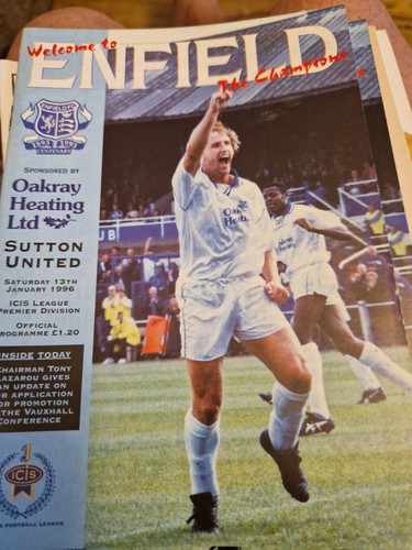 Enfield sutton united - v,