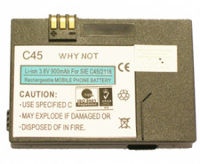 BATSIE00007 Batteria compatibile per Siemens C45-M50-A50 Lion 900mAh