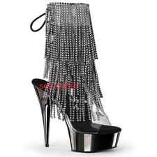 sexy fringe rhinestone