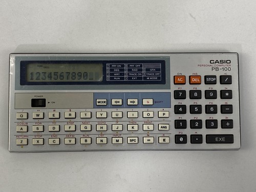 Casio 100 calcolatrice - casio, pb-100