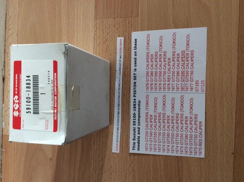 Set pistoni suzuki gt125 - pistoni,