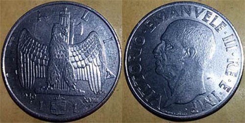 Vittorio emanuele iii lira - emanuele, 1