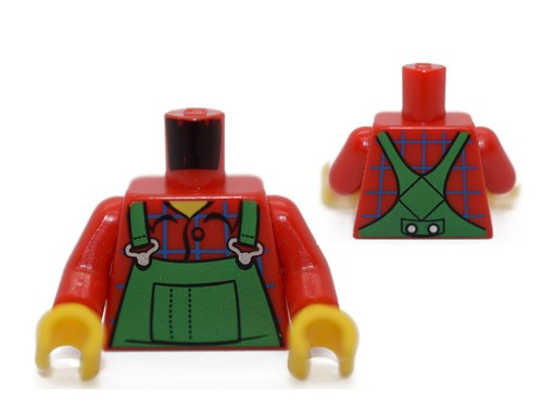 Lego minifigure torso farmer - torso,