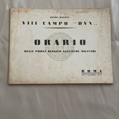 Libro opera balilla viii - balilla,