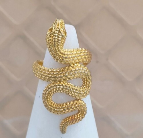 Anello serpente ottone - , uomo