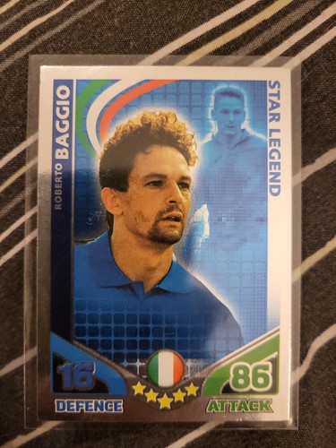 Roberto baggio match attax - baggio,