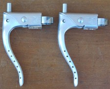BALILLA LEVE FRENO BICI CORSA EPOCA EROICA VINTAGE DRILLED BRAKE LEVERS