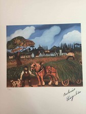 Antonio Ligabue litografia