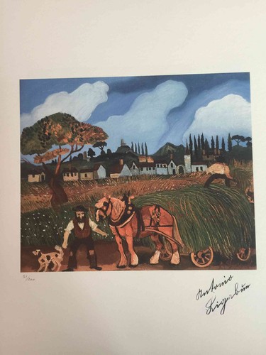 Antonio ligabue litografia - antonio,