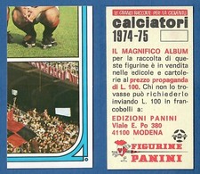 Figurina calciatori panini - figurina,