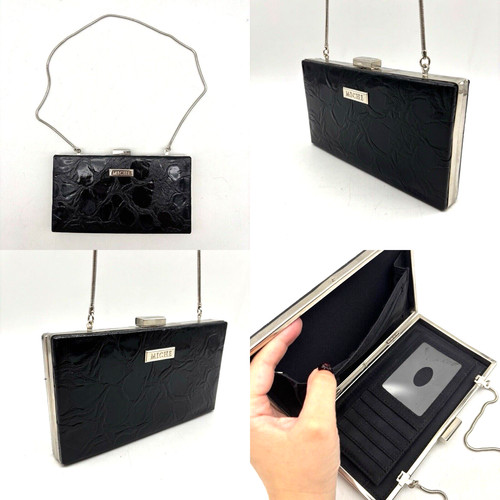 Borsa pochette miche nera - pochette,