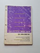 Cagiva SX 250 SX 350 1981 catalogo ricambi originale spare parts catalog