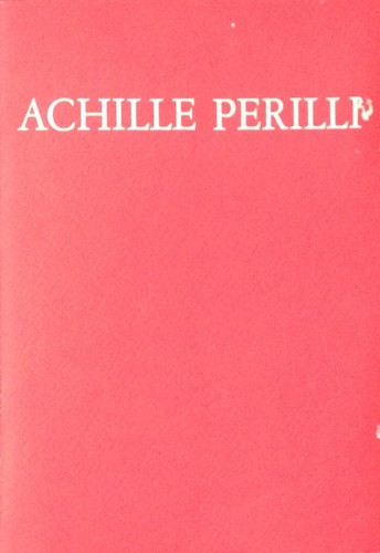 Achille perilli catalogo - perilli,