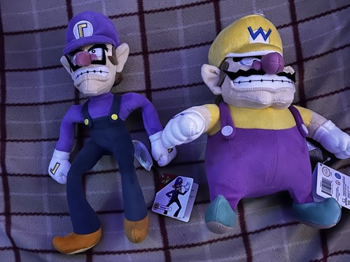 Peluche sanei wario waluigi - peluche,