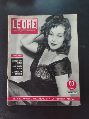Ore gennaio 1954 - 36,