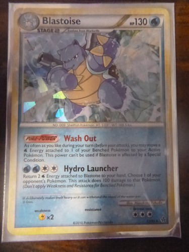 Blastoise 95 hgss - blastoise, 13/95