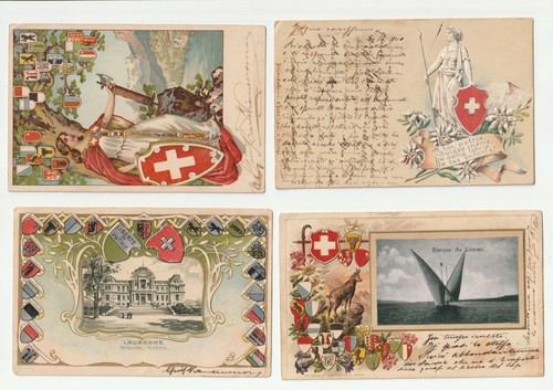 Svizzera cartoline viaggiate - cartoline,
