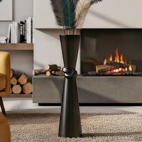 Vaso terra nero - vaso, 23,6"
