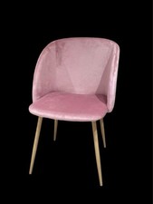 Sedia in ciniglia rosa