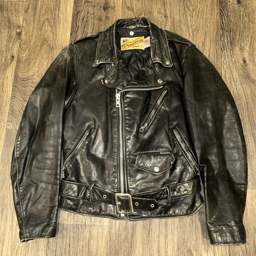 Giacca biker pelle - , schott
