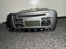 Radio Lettore CD Ford 6000 Cd Rds Stile Nero Rara Funzionante Testata Solo Unità