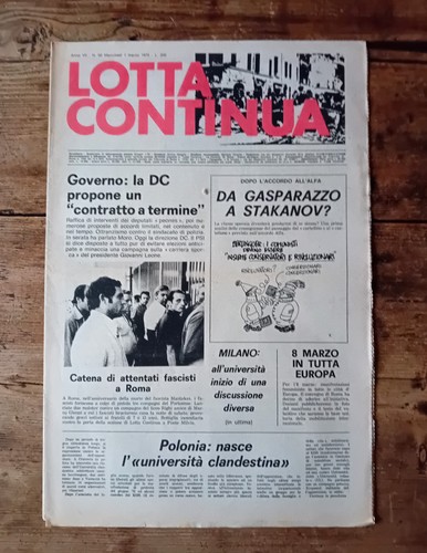 Giornale lotta continua - lotta,