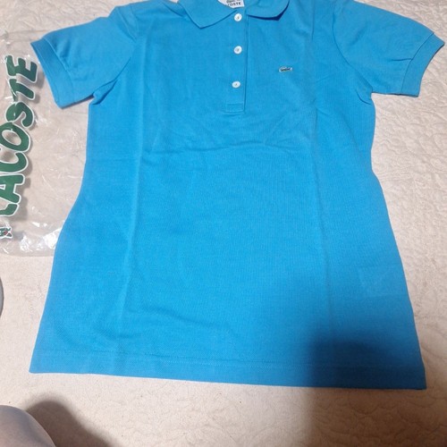 Polo lacoste manica corta blu - lacoste,
