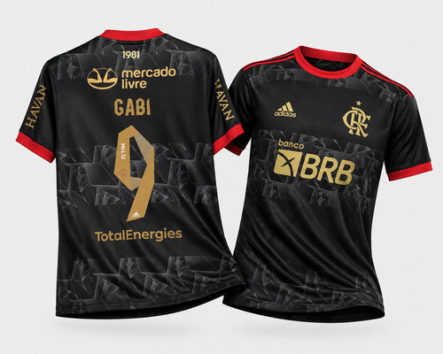 Flamengo third gabi soccer - #9,