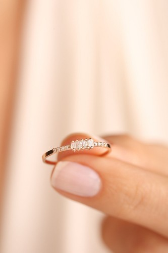 Anello donna minimalista