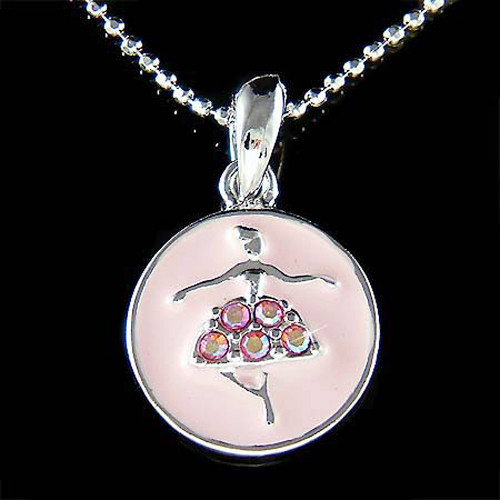 Collana con ciondolo ballerina - collana,