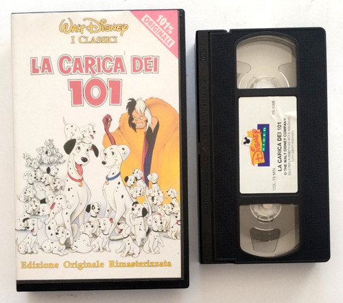 Vhs carica dei 101 film - dei,