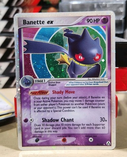 Carta pokémon banetta holo - banetta, ex
