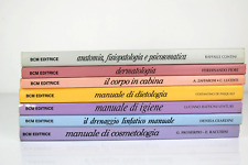 Lotto 7 Libri MANUALE Fisiopatologia Dermatologia Metodo DR. Vodder Dietologia