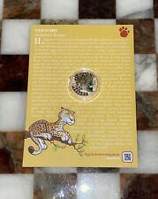 ITALIA 2022 GIAGUARO MONETA 5 EURO PROOF SERIE ANIMALI IN VIA DI ESTINZIONE