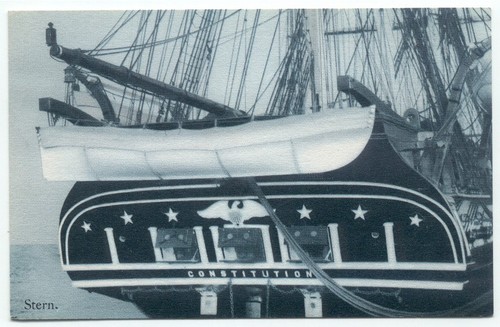 Cartolina uss constitution - uss,