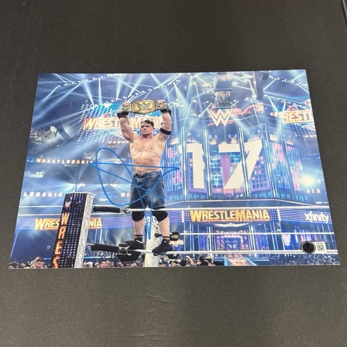 Foto firmata john cena wwe - john,