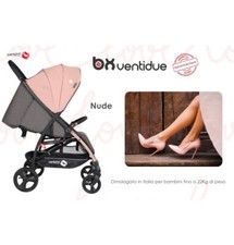 Baciuzzi BX 22 - Passeggino Leggero Compatto Pieghevole 0- 4 Anni 0-22 Kg Nude