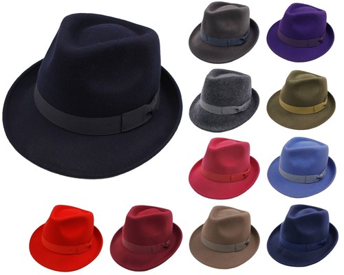 Cappello trilby fedora unisex - trilby,