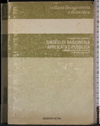 Sintesi ragioneria - sintesi,