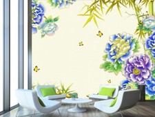 3D Schmetterling Bambus Q3289