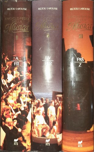 Enciclopedia della musica - enciclopedia, (tre