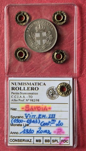 Centesimi 1920 esagono fdc - 1920,