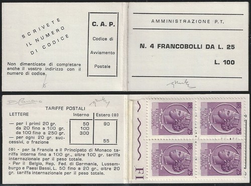 1970 italia poste italiane - italia,