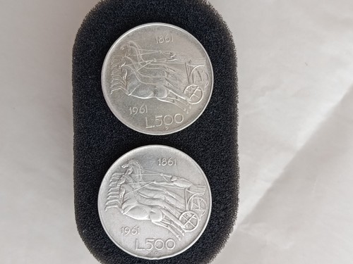 Monete 500 lire 1961 italia - 2,
