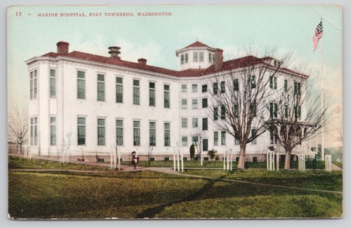 Cartolina marine hospital port - hospital,