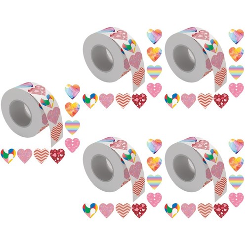 Rotoli adesivi cuore san - rotoli,