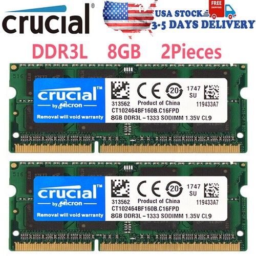 Crucial ddr3l 16gb - 16gb, x2)